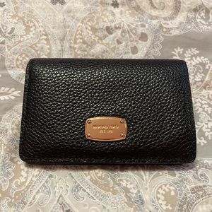 Michael Kors black bi-fold wallet